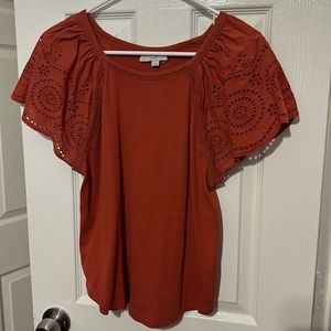 Loft puff sleeve tee